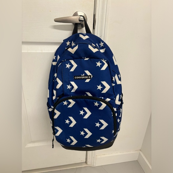 Converse Other - Converse All Star Go Logo Print Blue/White Unisex Backpack